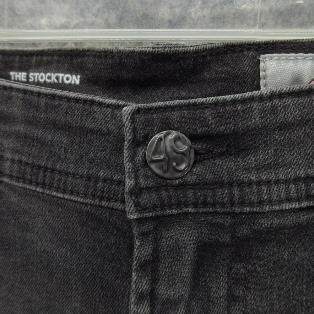 AG Adriano Goldschmied Mens Jeans Sz 34 The Stockton Skinny New Defect - Picture 11 of 16